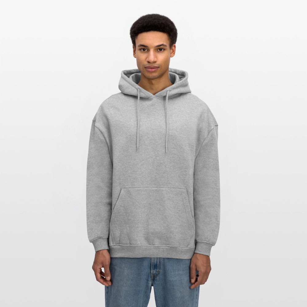 Oversized Unisex Hoodie - Grau meliert