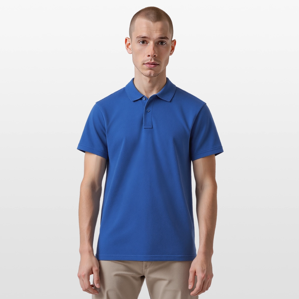 Männer Poloshirt - Royalblau