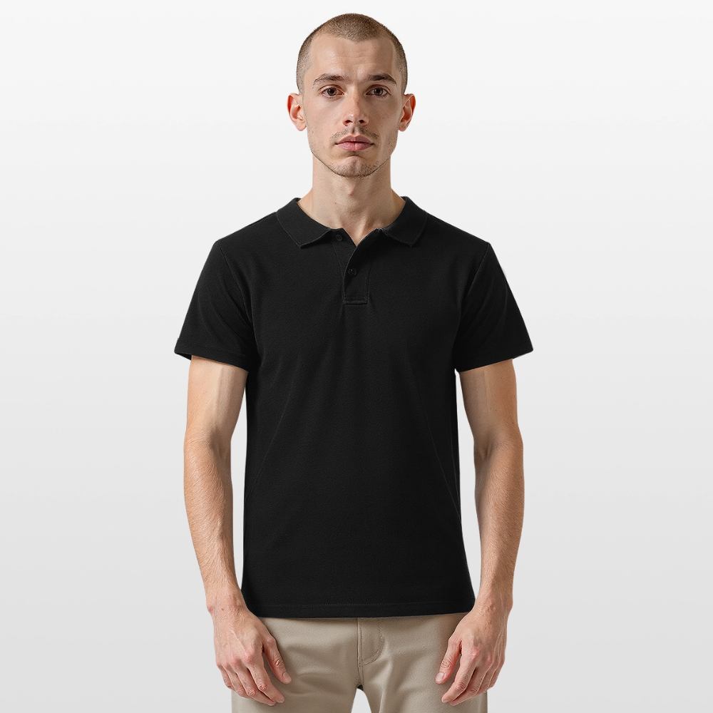 Männer Poloshirt - Schwarz
