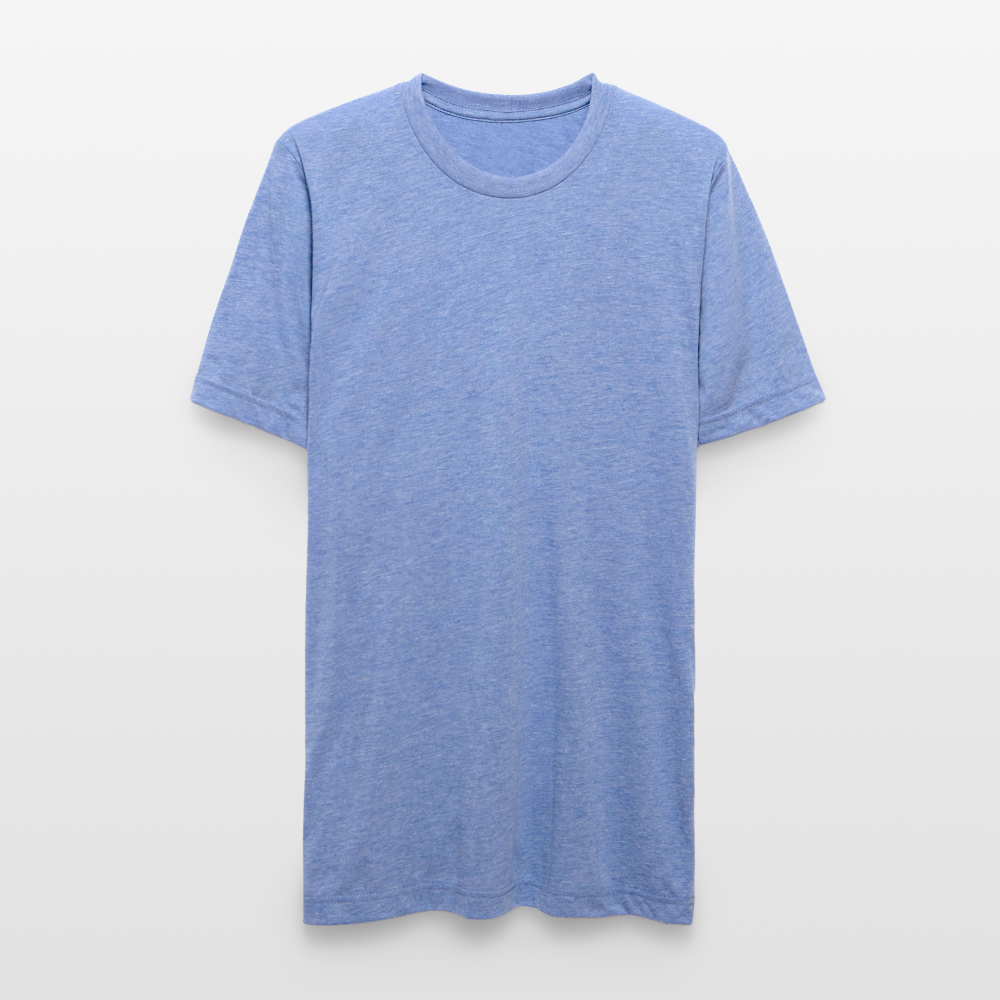 Unisex Tri-Blend T-Shirt von Benson's & Jay - Blau meliert