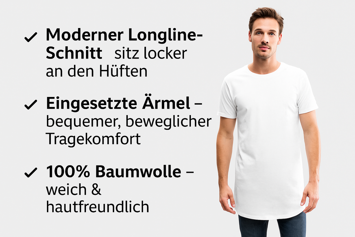 Männer Urban Longshirt von Benson's & Jay
