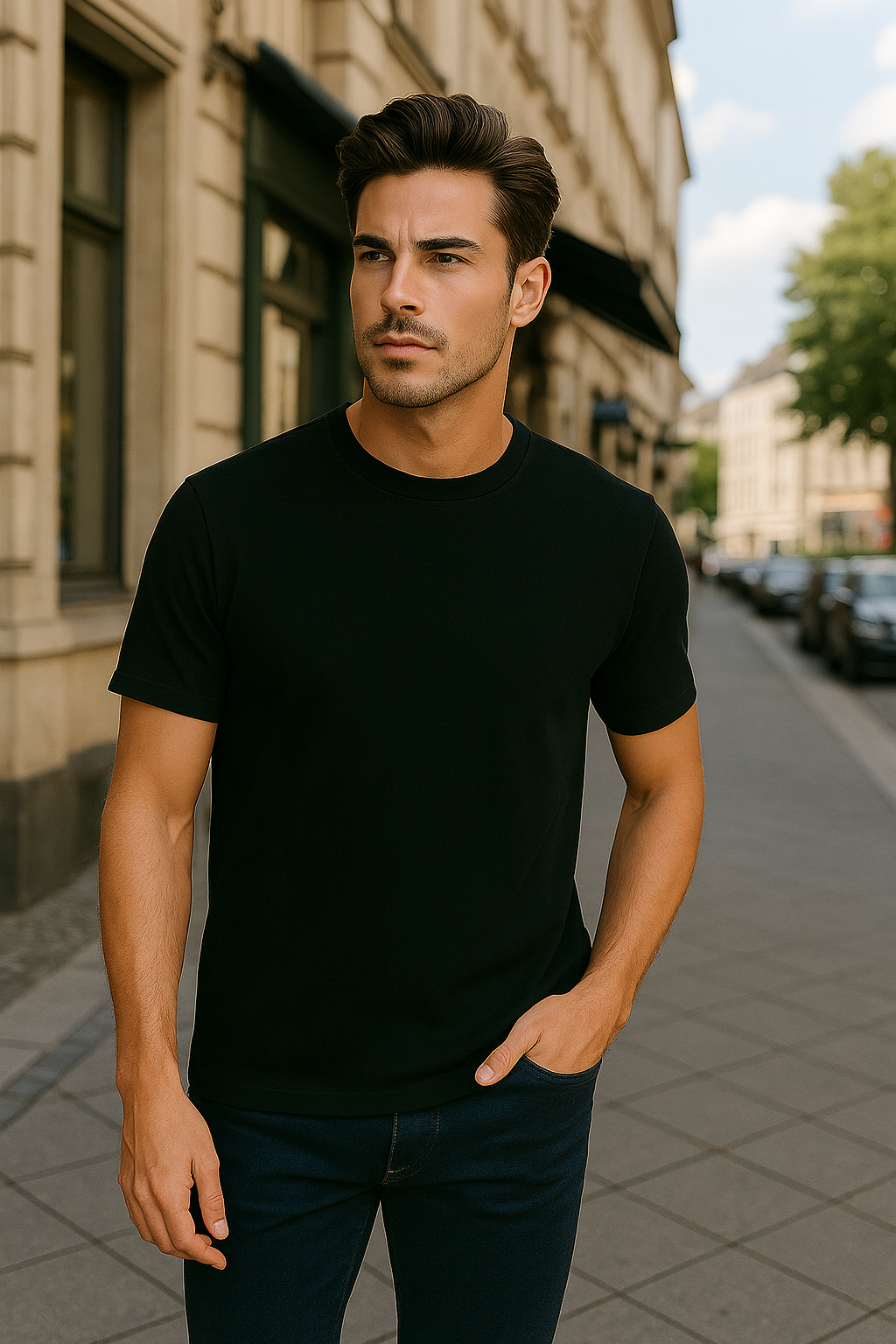 Organic Relaxed T-Shirt von Benson's & Jay – Nachhaltiges Premium-T-Shirt für umweltbewusste Kunden