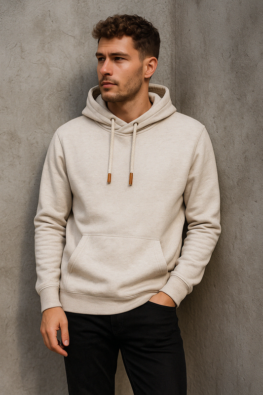 Unisex Schalkragen Hoodie
